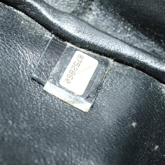 CHANEL COCO Mark Chain Tote Bag Patent leather Black Gold CC - Picture 15 of 16